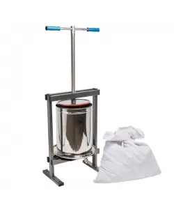 Teasc/Presa struguri Vilen Inox 20 L, cuva dubla, Ucraina Traditional Teasc/Presa struguri Vilen Inox 20 L, cuva dubla, Ucraina Traditional