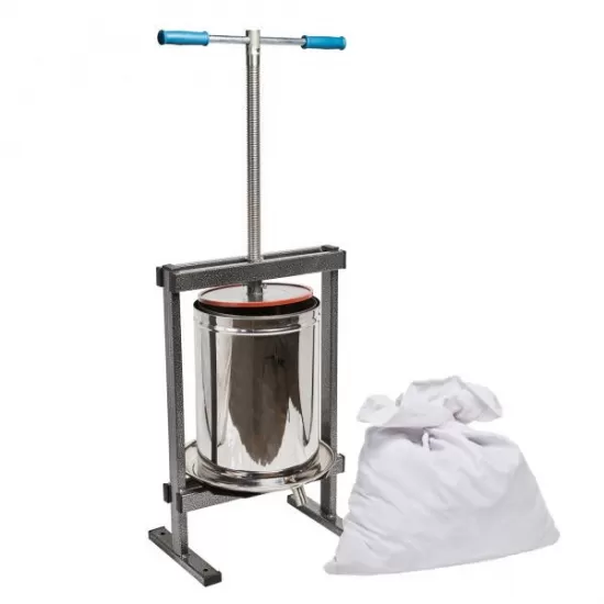 Teasc/Presa struguri Vilen Inox 20 L, cuva dubla, Ucraina Traditional Teasc/Presa struguri Vilen Inox 20 L, cuva dubla, Ucraina Traditional