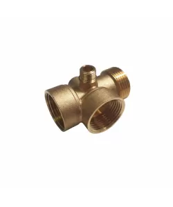 Teu de lagatura din alama cu 5 cai 7cm 170g, Elefant