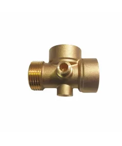 Teu de lagatura din alama cu 5 cai 7cm 170g, Elefant