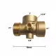 Teu de lagatura din alama cu 5 cai 7cm 170g, Elefant Teu de lagatura din alama cu 5 cai 7cm 170g, Elefant