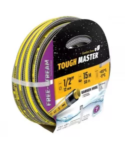 TM-GH415C Tough master Garden Hose, 1/2" 4 layers, 15m roll, Non-Torsio TM-GH415C Tough master Garden Hose, 1/2" 4 layers, 15m roll, Non-Torsio