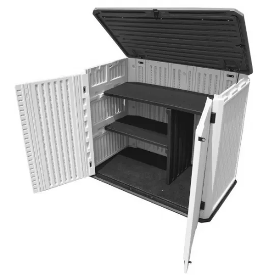 TM-GSB730-KIT-1 TOUGH MASTER 730L Storage Shed With Storage Shelve TM-GSB730-KIT-1 TOUGH MASTER 730L Storage Shed With Storage Shelve