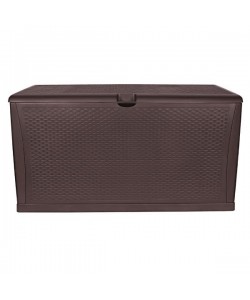 TM-SBR46 TOUGH MASTER 460L Storage Box Rattan style, coffee, no hinge