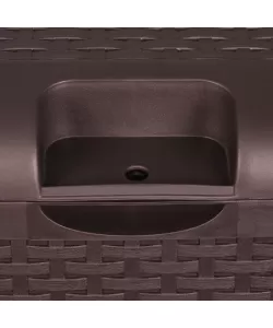 TM-SBR46 TOUGH MASTER 460L Storage Box Rattan style, coffee, no hinge TM-SBR46 TOUGH MASTER 460L Storage Box Rattan style, coffee, no hinge