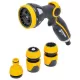 TM-SG8US TOUGH MASTER Spray Gun Set 8-pattern, metal, Single Turn TM-SG8US TOUGH MASTER Spray Gun Set 8-pattern, metal, Single Turn