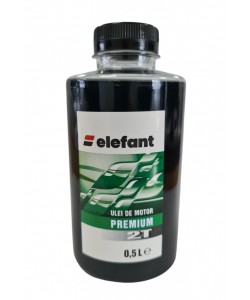 Ulei 0.5L verde amestec motoare 2 Timpi, 30 ml/l, Elefant