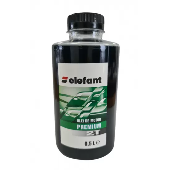 Ulei 0.5L verde amestec motoare 2 Timpi, 30 ml/l, Elefant Ulei 0.5L verde amestec motoare 2 Timpi, 30 ml/l, Elefant