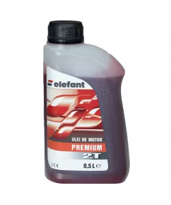ULEI PREMIUM , AMESTEC 2T ,ROSU , 0.5L Elefant
