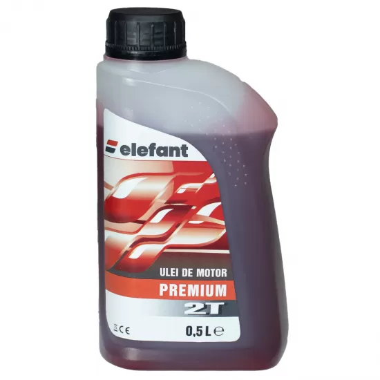 ULEI PREMIUM , AMESTEC 2T ,ROSU , 0.5L Elefant ULEI PREMIUM , AMESTEC 2T ,ROSU , 0.5L Elefant