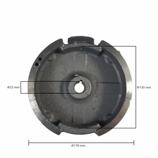 Volanta Honda GX 140, GX 160, GX 200 (pentru motor cu pornire la sfoara), Elefant Volanta Honda GX 140, GX 160, GX 200 (pentru motor cu pornire la sfoara), Elefant