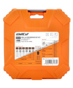 WC-DB56 WELLCUT 56 Piece Drill and Screwdriver Set