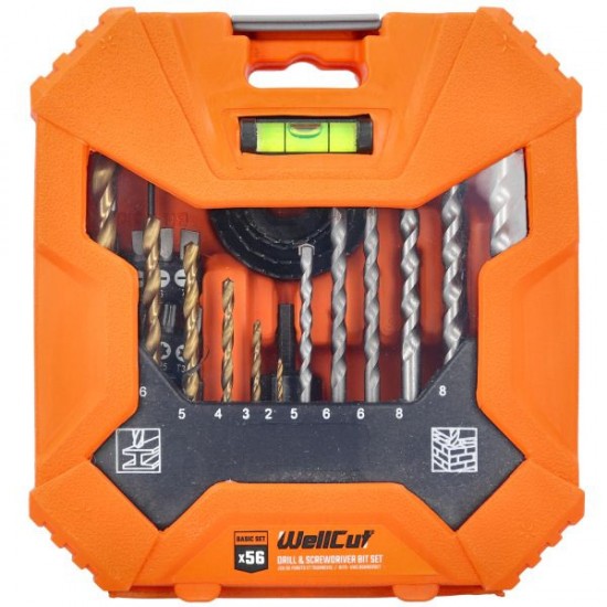 WC-DB56 WELLCUT 56 Piece Drill and Screwdriver Set