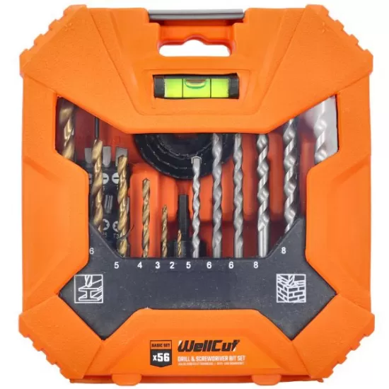 WC-DB56 WELLCUT 56 Piece Drill and Screwdriver Set WC-DB56 WELLCUT 56 Piece Drill and Screwdriver Set