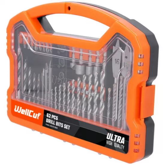 WC-DB62U Wellcut DRILL&SCREWDRIVER BIT SET 62 PCS WC-DB62U Wellcut DRILL&SCREWDRIVER BIT SET 62 PCS