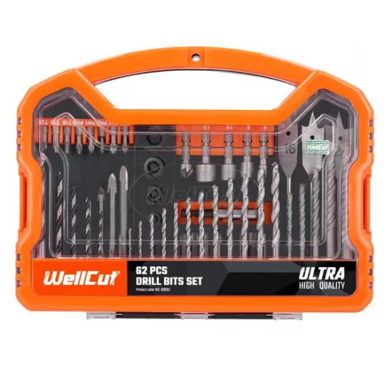WC-DB62U Wellcut DRILL&SCREWDRIVER BIT SET 62 PCS WC-DB62U Wellcut DRILL&SCREWDRIVER BIT SET 62 PCS