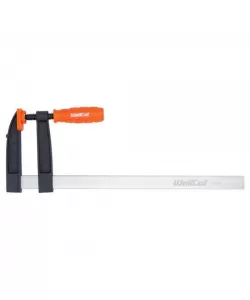 WC-FC1280 WELLCUT Woodworking Bar Clamp F-Style 120X800 Force 320 kg WC-FC1280 WELLCUT Woodworking Bar Clamp F-Style 120X800 Force 320 kg
