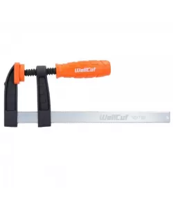 WC-FC515 WELLCUT Woodworking Bar Clamp F-Style 50X150 Force 120 kg WC-FC515 WELLCUT Woodworking Bar Clamp F-Style 50X150 Force 120 kg