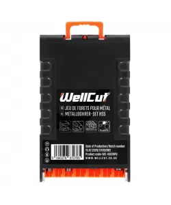 WC-HSS19PU WellcutHSS TWIST DRILL BIT SET 19 PCS, ULTRA WC-HSS19PU WellcutHSS TWIST DRILL BIT SET 19 PCS, ULTRA