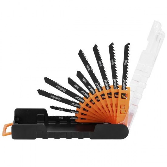 WC-JB10U Wellcut JIG SAW BLADE SET 10 PCS
