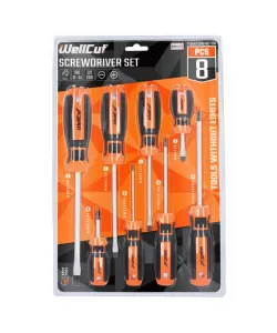 WC-SD8 WELLCUT SCREWDRIVER SET (8PCS) WC-SD8 WELLCUT SCREWDRIVER SET (8PCS)