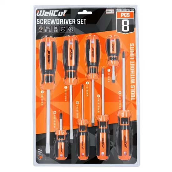WC-SD8 WELLCUT SCREWDRIVER SET (8PCS) WC-SD8 WELLCUT SCREWDRIVER SET (8PCS)
