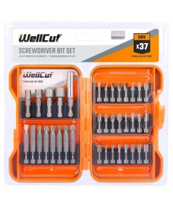 WC-SDB37 WELLCUT 37 Piece Screwdriver Bits Set