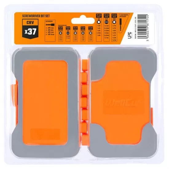 WC-SDB37 WELLCUT 37 Piece Screwdriver Bits Set WC-SDB37 WELLCUT 37 Piece Screwdriver Bits Set