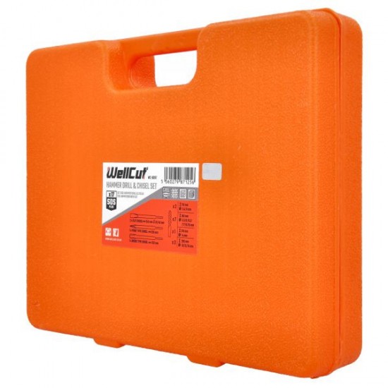 WC-SDS17 WELLCUT 17 Piece SDS Hammer Drill Bit Set
