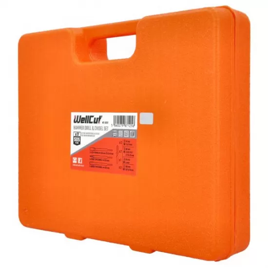 WC-SDS17 WELLCUT 17 Piece SDS Hammer Drill Bit Set WC-SDS17 WELLCUT 17 Piece SDS Hammer Drill Bit Set