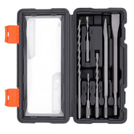 WC-SDS6 Wellcut HAMMER DRILL BIT SET 6 pcs