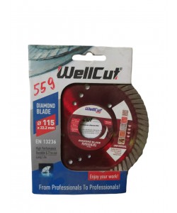 WELLCUT PROFI 115 MM*10 MM*22.23 MM TURBO