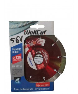 WELLCUT PROFI 125 MM*10 MM*22.23 MM SEGMENTED