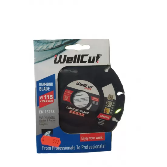 WELLCUT SPECIAL 115 MM * 22.23 MM WOOD WELLCUT SPECIAL 115 MM * 22.23 MM WOOD