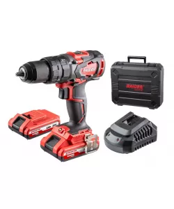 Bormasina cu percutie fara perii 20V 2x2Ah 62Nm RDI-CDB02