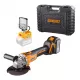 Polizor unghiular fara perii Ø125mm18V
4Ah16LED2USB BK-BAG72