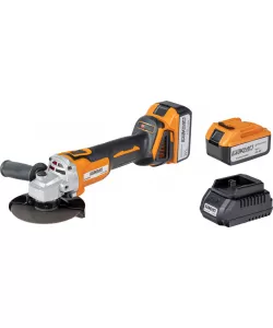 Polizor unghiular brushless Ø125mm 18V 2x4Ah geanta BK-BAG73