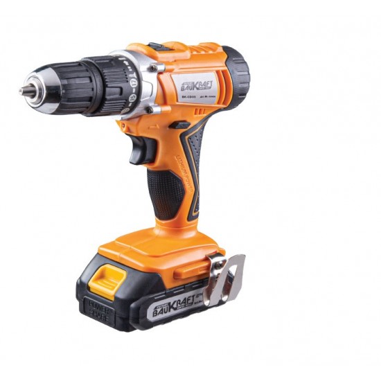 Bormasina cu percutie 10mm 40Nm 18V 2Ah BK-CDI35 Set