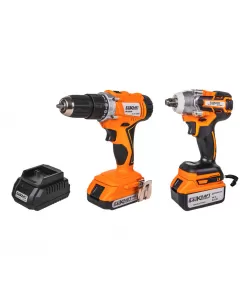 Bormasina percutie si cheie brushless 18V 4A 2Ah BK-CDIBIW3