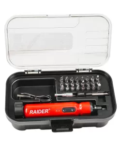 Surubelnita electrica 3.6V 1,5Ah 26 accesorii cutie RD-CSC05