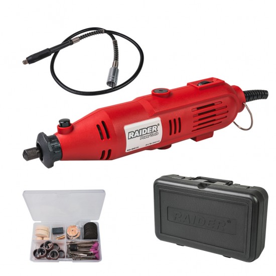 Set mini polizor drept 135W vit. var. 100 accesorii RD-MG15