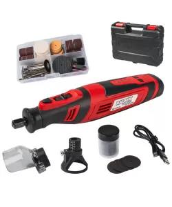 Set mini polizor drept 8V 2Ah 127 accesorii. cutie RD-CMG16