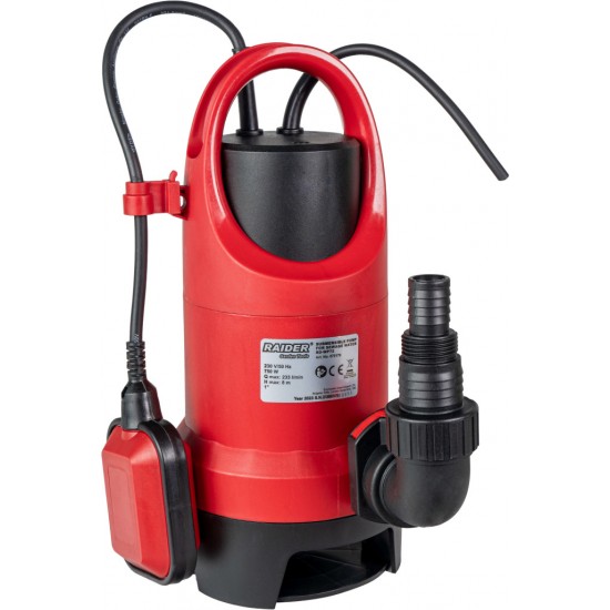 Pompa submersibila  750W 1" 233L/min 8m 35mm 360° RD-WP72