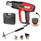 Pistol aer cald 2000W 2trepte LCD 5 accesorii valiza RD-HG28