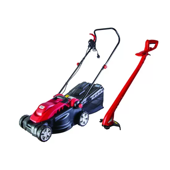 Set masina de tuns iarba 1600W si trimmer 250W RD-LMGT01