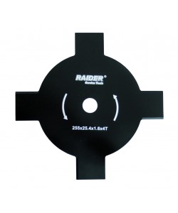 Lama metalica ø255x25.4 mm cu 4 dinti pentru motocoasa