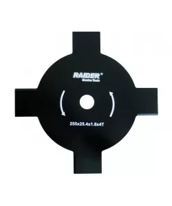 Lama metalica ø255x25.4 mm cu 4 dinti pentru motocoasa