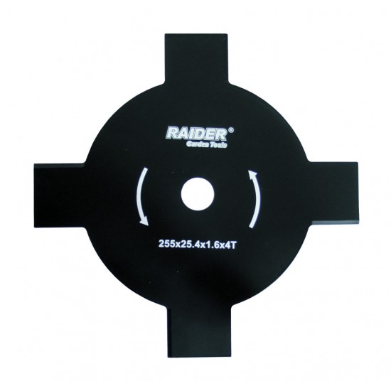 Lama metalica ø255x25.4 mm cu 4 dinti pentru motocoasa