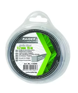 Fir trimmer pt cositoare dreptunghiular argintiu 2.7mmx15m