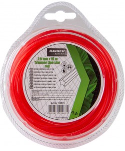 Fir tip stea pentru motocoasa 2.0mm х 15m rosu